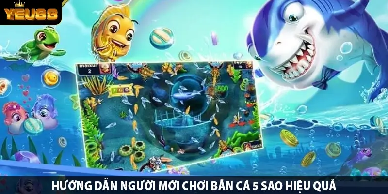 Hướng dẫn người mới chơi bắn cá 5 sao hiệu quả